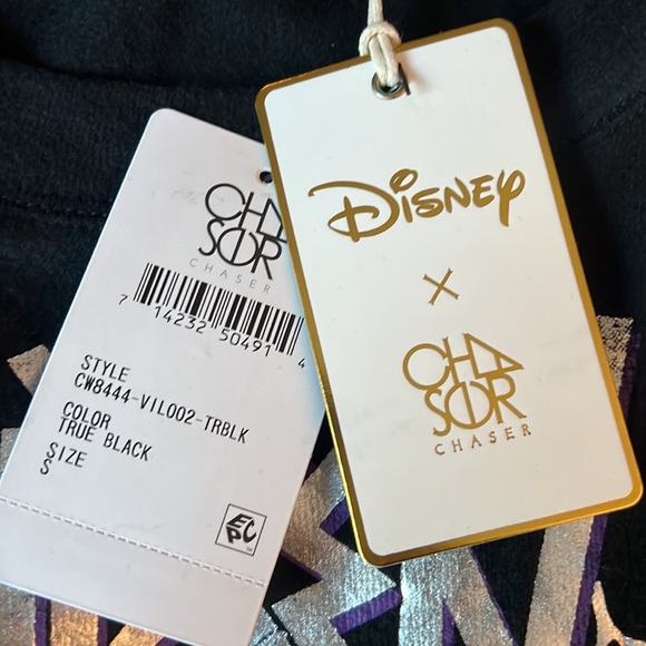 Chasor x Disney Villains Ursula Vixen Black Sweatshirt Women's Size S NWT - Picture 6 of 7